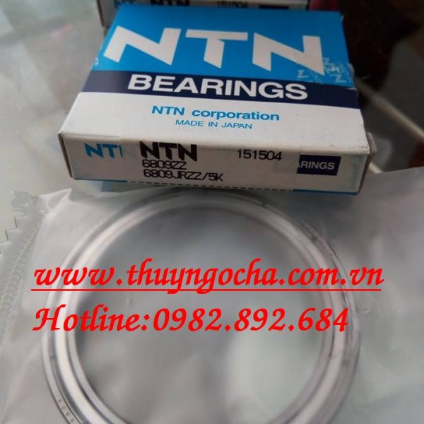 VÒNG BI BẠC ĐẠN 6809ZZ NTN