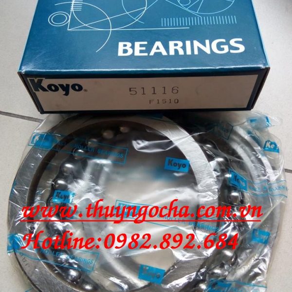 VÒNG BI BẠC ĐẠN 51116 KOYO