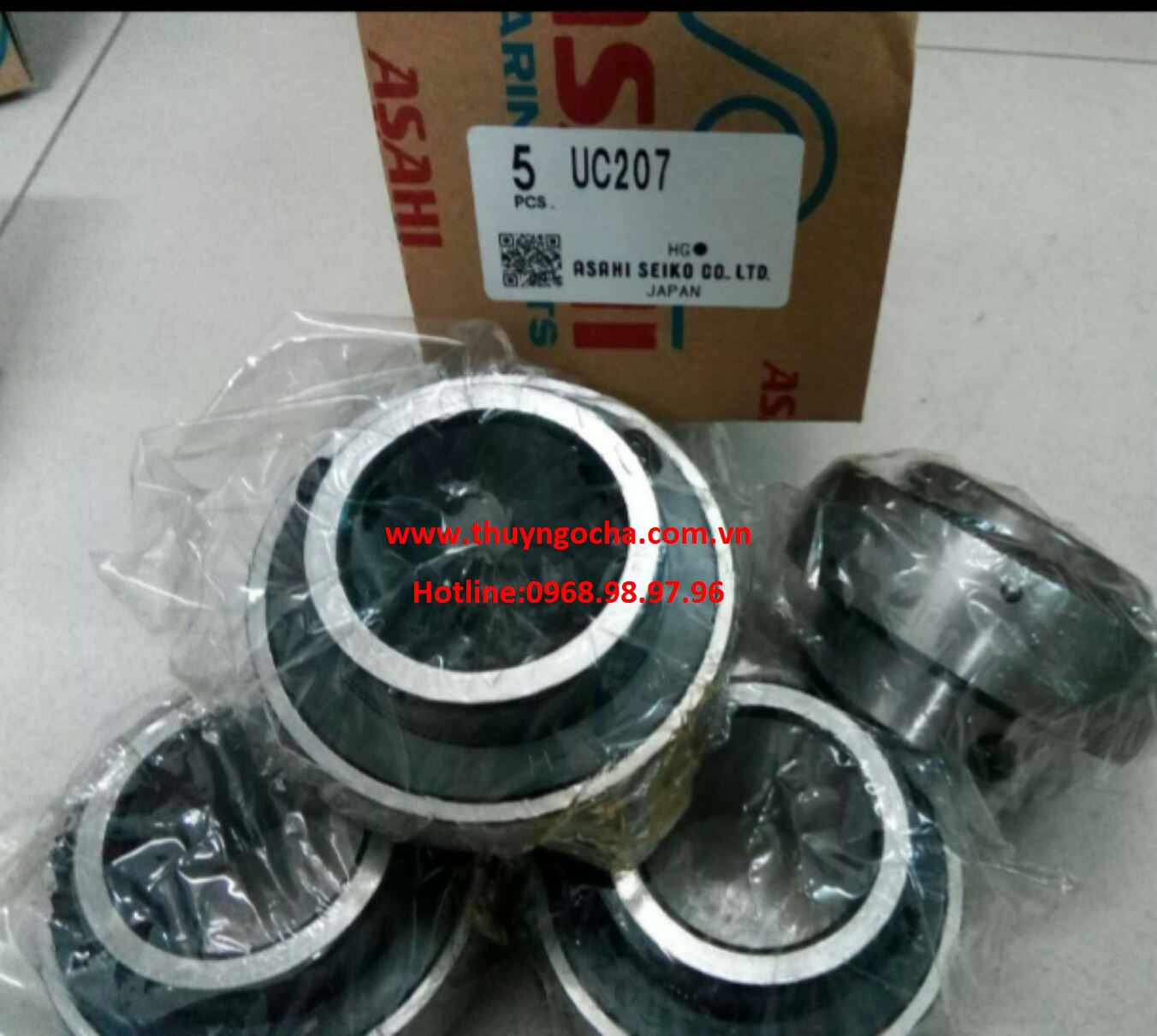 VÒNG BI UC207 ASAHI