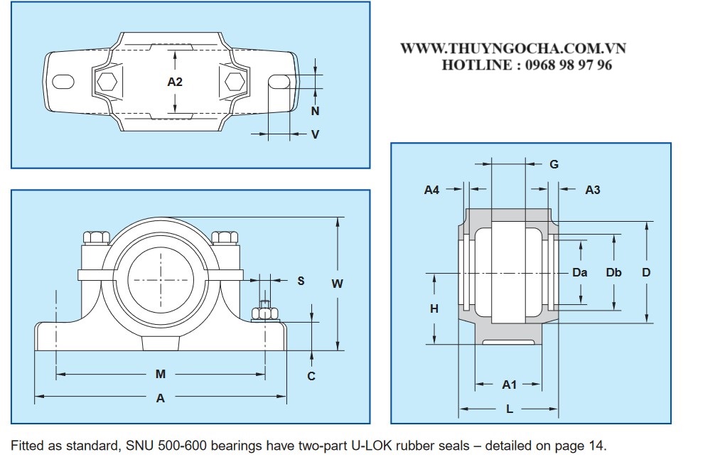 CATALOGUE GỐI ĐỠ SNL, SNU, SNG