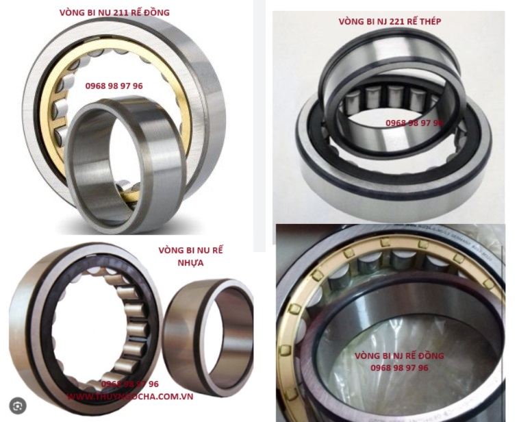 Vòng bi NU..ECP, Vòng bi NJ ..ECP đũa rút ruột hai bên, một bên, rế đồng, rế thép, rế nhựa- Bạc đạn ổ bi.jpg