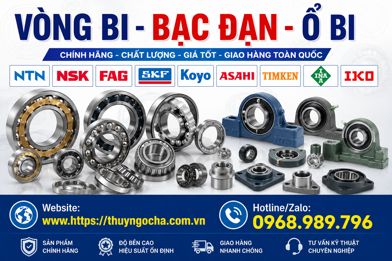 bạc đạn chính xác thương hiệu nào tố